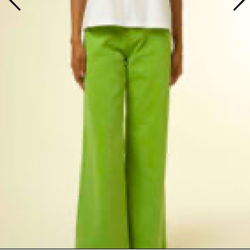 NWT FRNCH Emma Wide Leg Trousers/ Pants – Olive Sz XS